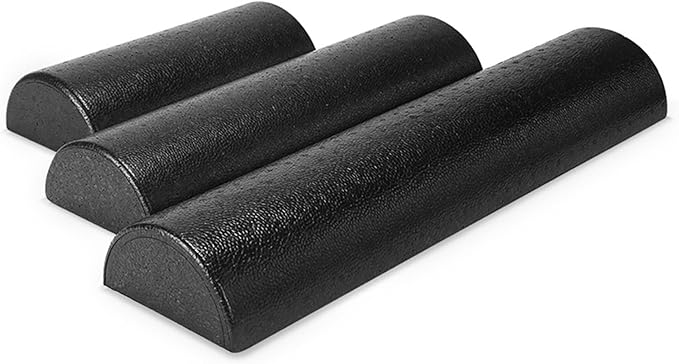 Small Pilates Foam Roller Soft Rollers for Muscles Massage Semicircle Design Small Smooth Foams Relax Muscles Half Round Foam