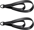 1 Pair Comfortable Pilates Straps Double Looped Exercise D-Rings Easy To Use For Stretching Flexibility Double Looped Exercise Pilates D-rings
