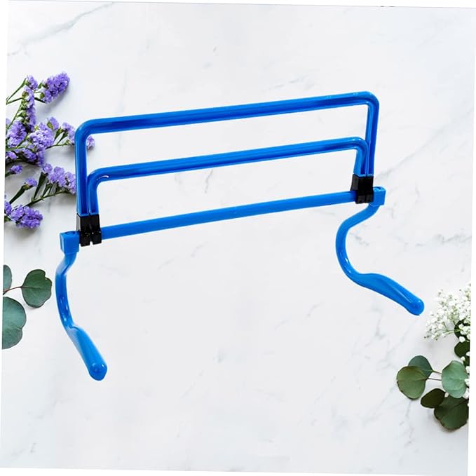 Totority Removable Agility Hurdles for Soccer Training Blue Fitness Equipment for Speed and Coordination Drills for Athletes and for Outdoor and Indoor Use