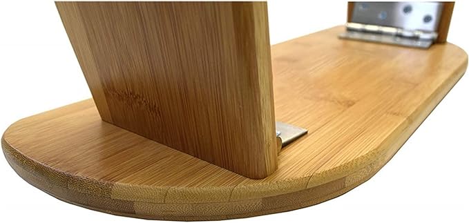 Original Meditation Bench, Bamboo, Travel Friendly (44.5x19x17cm), Perfect Kneeling Stool Ergonomic Bamboo Yoga Bench
