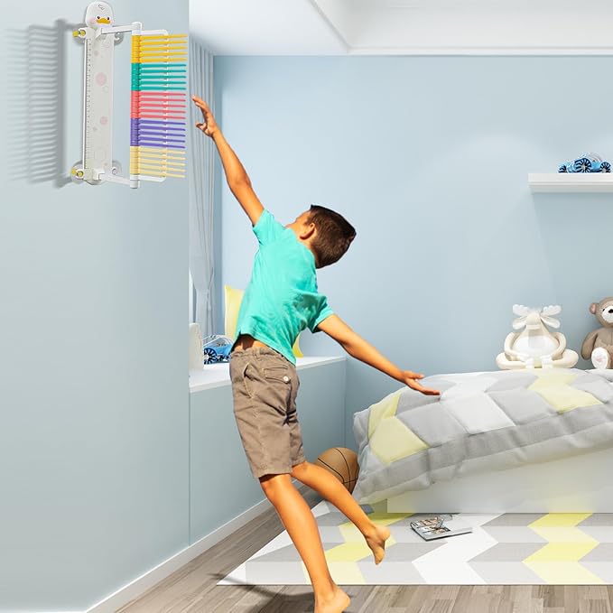 Vertical Jump Measurement Tool | Adjustable High Jump Stick Pole for Kids Training | Educational Vertical Jumps Trainer, Touching Patting Test Equipment for Exercise, Fitness Sports School Gift