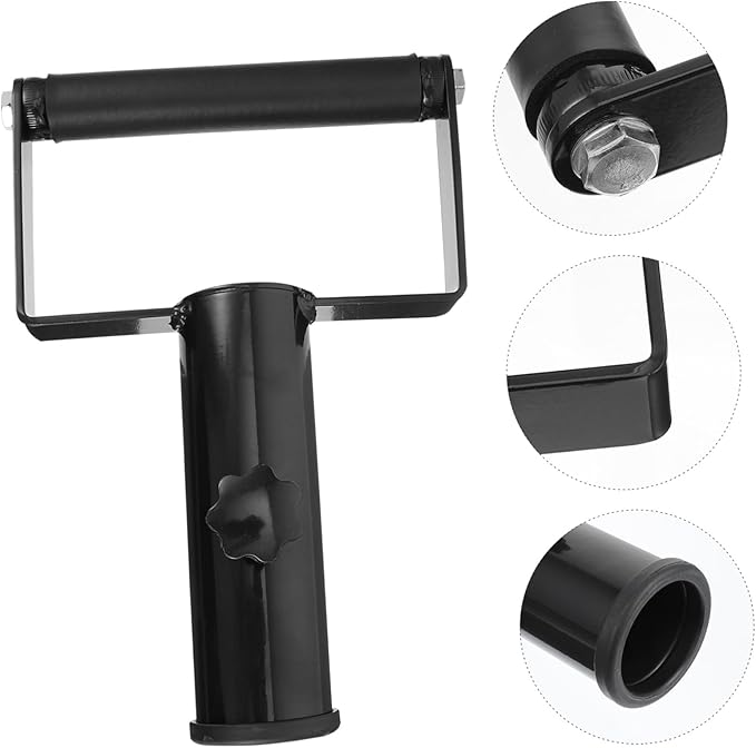 Garneck 1pc Bar Row Handle Attachment for Barbell Non- Grip for Comfortable Muscle Training Compatible Gym Equipment for and Core Strength Exercises