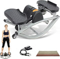 Rocker Step Side to Side, Rock Stepper, Portable Compact Lateral Rocking Fitness Stepper, for Legs, Glutes, Abs, Fitness Equipment for Home, Apartment,and Dormitory
