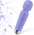 Portable Full-Body Massager-Multi-Frequency Switching at Will, Durable Silicone Shell, Ultra-Convenient to Carry on outings and Trips（Lavender Purple）
