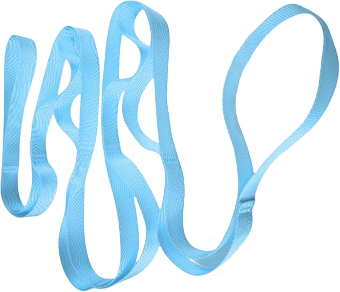 10 Loop Pilates Stretch Strap Not-Elastic Exercise Stretch Strap Stretching Strap Pilates Strap for Physical Therapies
