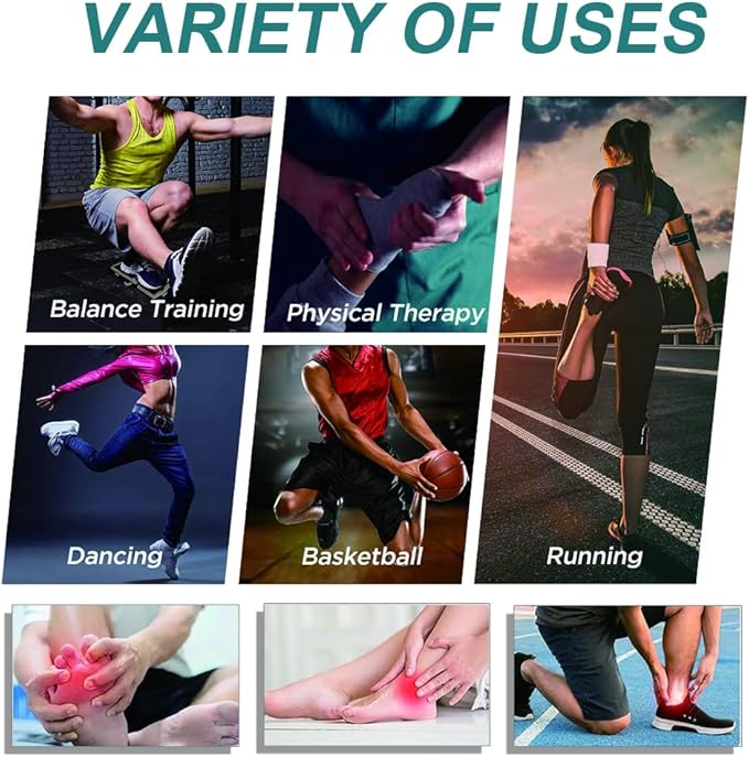Ankle Balance Board, Foot Strength Trainer, Used for Sprain Recovery, Plantar Fasciitis Relief, Posture Correction Device, Balance Training.