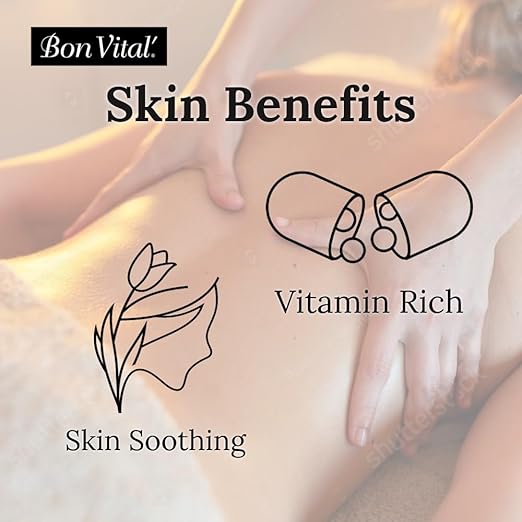 Bon Vital' Original Massage Creme for a Versatile Massage Foundation to Relax Sore Muscles & Repair Dry Skin, Revitalize Skin and Lock in Moisture, Allows for Muscle Manipulation, 5 Gallon Pail