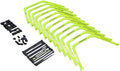 Yiju Agility Rings Foldable Workout Hexagon Hurdles Multifunction Jumping Hurdles Fitness Feet Training Equipment Speed Ladder