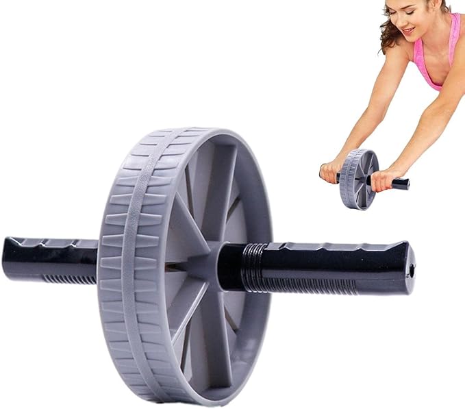 Ab Exercise Roller | Ab Exercise Roller Exercise Equipment with Comfortable Handle,Training Workout Equipment for Gym Body Fitness & Strength, Achieve Toned Core Muscles