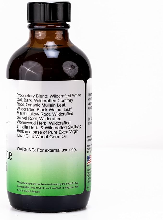 Christopher’s Original Formulas Complete Tissue & Bone Massage Oil, 4 fl oz | Herbal Topical Oil for Massage & Skin Care
