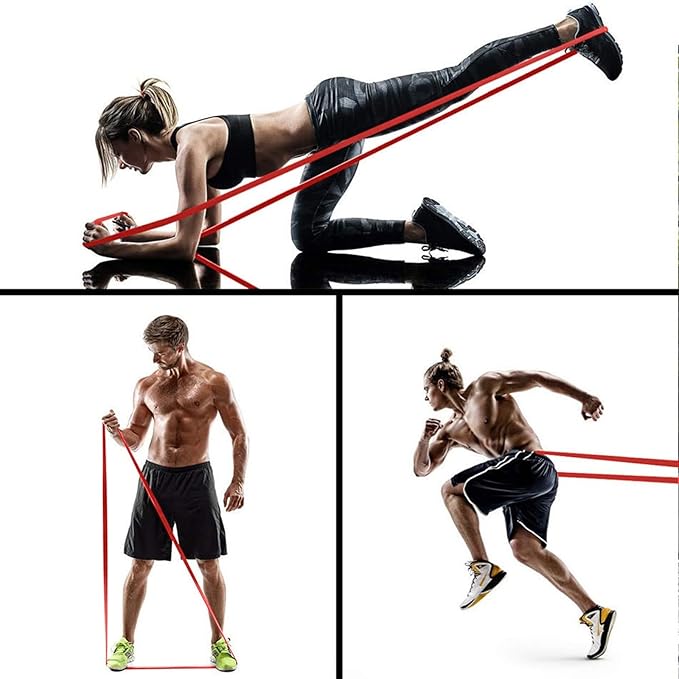 Resistance Bands for Arms, Elastic Stretch Multifunction Exercise Band,15 Lbs Heavy Duty Silicone Pull Up Bands for Gym Fitness Home Pilates Stretching Arms Yoga Strength Muscle Training Shoulder