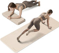 Foldable Fitness Yoga Mat | 2/5" (10MM) Extra Thick | SGS Certified Non-Slip TPE | 75x26" Extra Long-Wide | Portable & Easy Store | for Yoga, Pilates, Home Gym & Full-Body Workouts