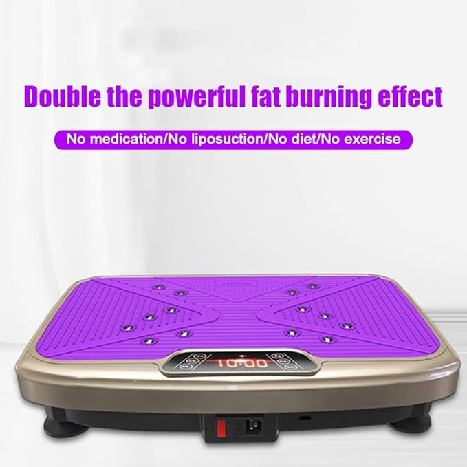 Fitness Vibration Plate Exercise Equipment Whole Body Shape Exercise Machine Vibration Platform Fit Massage Workout Trainer,Max User Weight 330lbs
