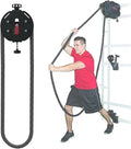 Endless Rope Trainer Pulley Cable Machine, 30kg Adjustable Resistance Pulley Cable System Gym, for Muscle Endurance Upper Extremity Training Aerobic Exercise & Full-Body Coordination