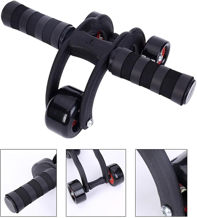 Yiju Exercise Wheel Ab Roller Wheel Strengthening Core Muscles Core Workout Equipment Full Body Strength Training for Office Home