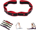 Numbered Resistance Band, Fitness Resistance Bands with Handles, Multifunction Fitness Resistance Band, Elastic Loop Exercise Strap, Adjustable Bands for Full Body Stretching Shaping