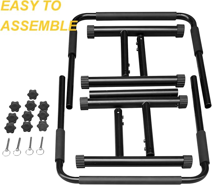 Dip Bars L-Sits Parallel Bars Adjustable Strength Training Fitness Dip Stand for Home Gym, Functional Full Body Exercise for Tricep Dips