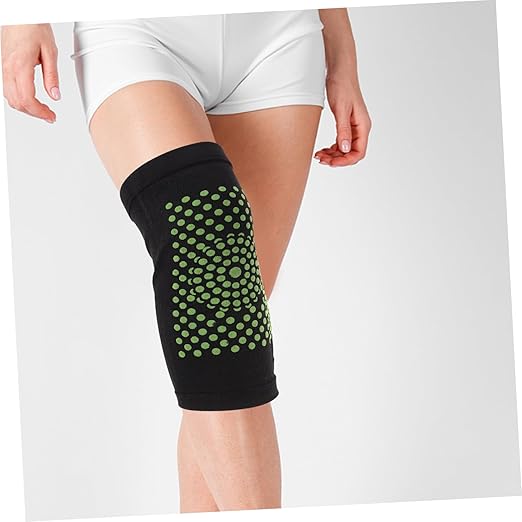 Thermal Knee Sleeves 4PCS Set Self-Heating Protective Knee Wraps for Cold Weather Breathable Joint Support for Seniors and Cyclists