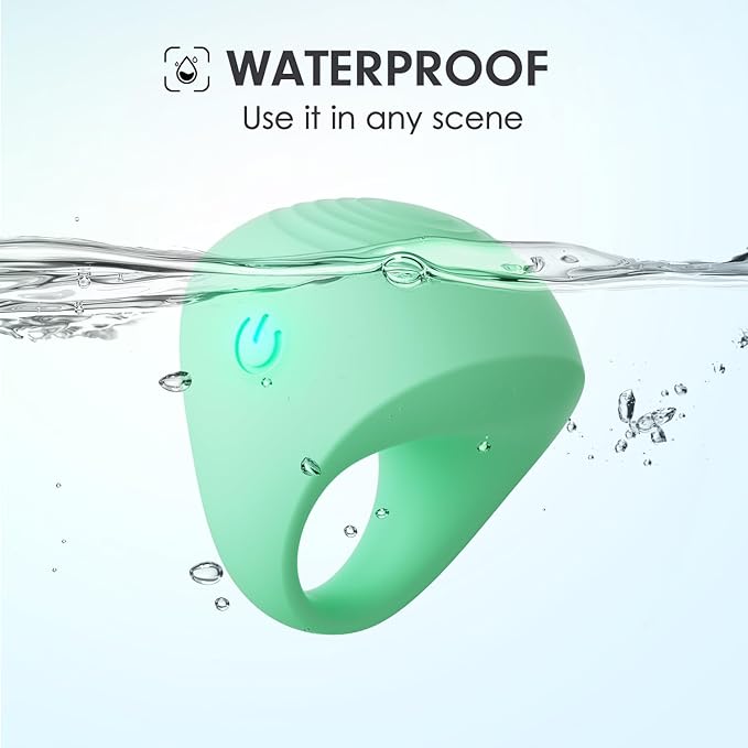 Mini Massager, Waterproof Rechargeable Portable Body Massage Ball, Multifunctional Finger Massager, Green