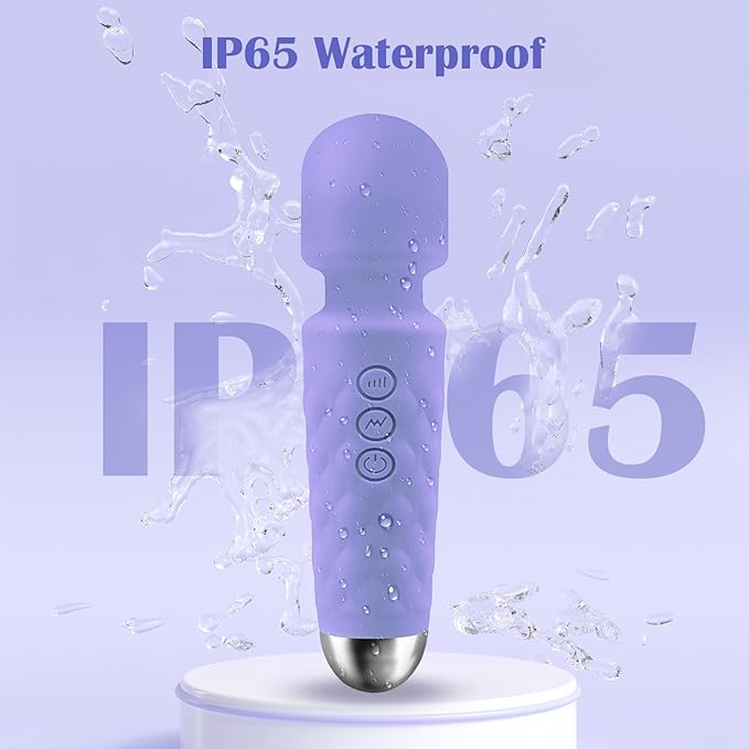 Travel Multi-Function Massager with APP—Compact and Lightweight with a Silicone Shell, Enjoy Neck, Shoulder, Leg, and Back Massages Anytime, Anywhere (Violet)