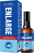 Men's Enlargement Massage Oil - Intimate Areas Revitalising Oil for Male Wellness - 1.01 Fl Oz Per Bottle