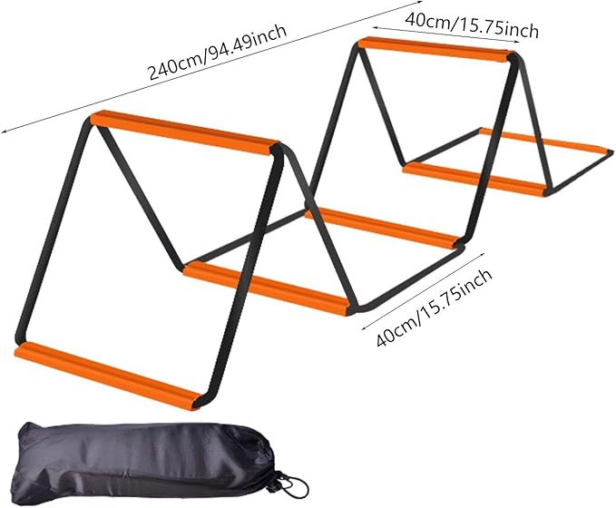 Agility Ladder, Agility Training Equipment, Balance Fitness Training, Football Footwork Ladder, Speed Ladder for Workout
