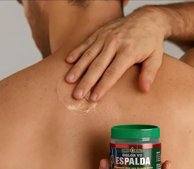 Dolor De Espalda Pomada Gel Infused with Arnica Leaf Cream for Sore Muscle Massage Gel Pomado NMD para Dolor– Natural Concentrated Body Gel for Muscles, Joints & Massage Therapy – Fast-Absorbing