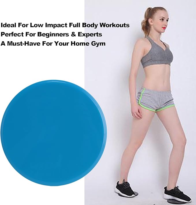 Pwshymi Exercise Core Sliders Dual Sided Discs for Full Body Workout Portable Abdominal Strength Trainer for Home Gym Travel 2pcs
