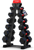 HARISON 6-Tier Dumbbell Rack Stand Only, A-Frame Design Weight Rack for Dumbbells, Strength Training Dumbbells Storage Rack for Home Gym (Dumbells not Included)