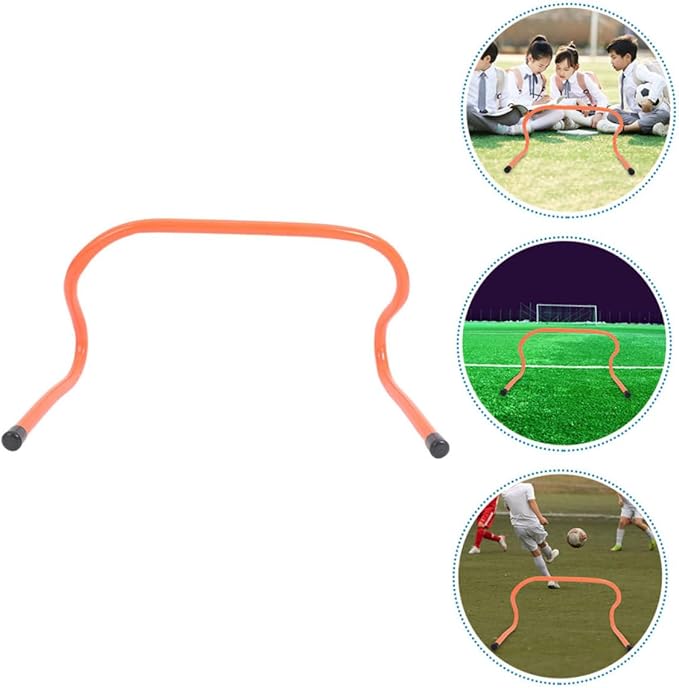 Alipis 3pcs Speed Training Hurdles Set 15cm Plastic Wear-Resistant Sports Agility Hurdles for Soccer Football Track Field Running Drills