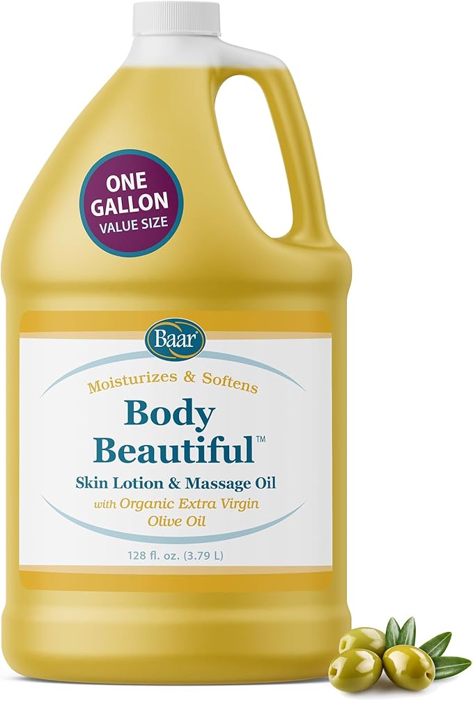 Body Beautiful Massage Oil and Skin Lotion Gallon