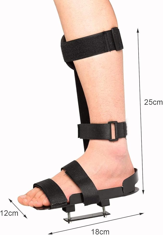 for Leg Protector Bracket Pedal Exercisers, 1 Pair Leg Ankle Fixed Support Bracket, Lengthened & Widened Anti-Skid Pedals, for Rehabilitation Trainer for The Elderly and Disabled,rightleg
