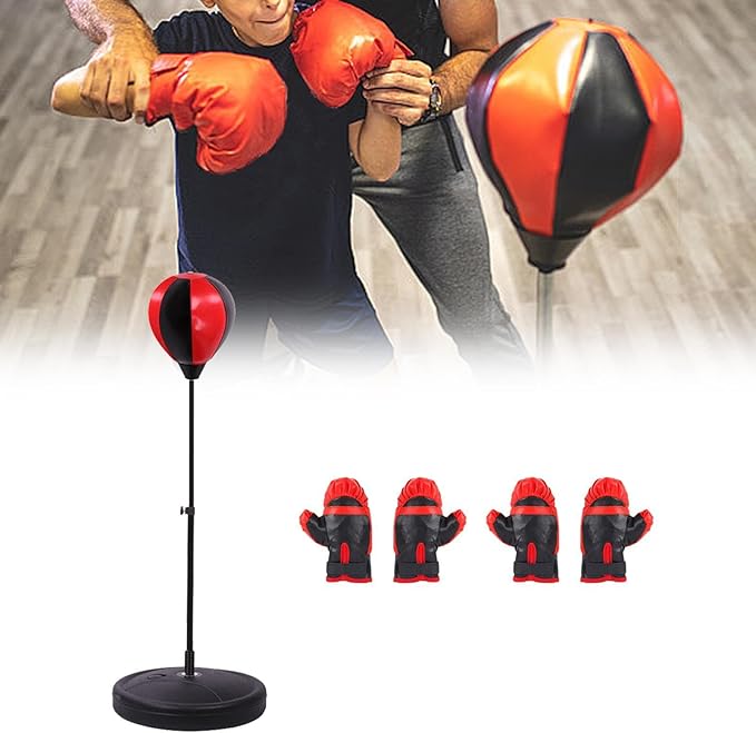 Freestanding Boxing Reaction Ball Set for Kids and Adults, 109cm