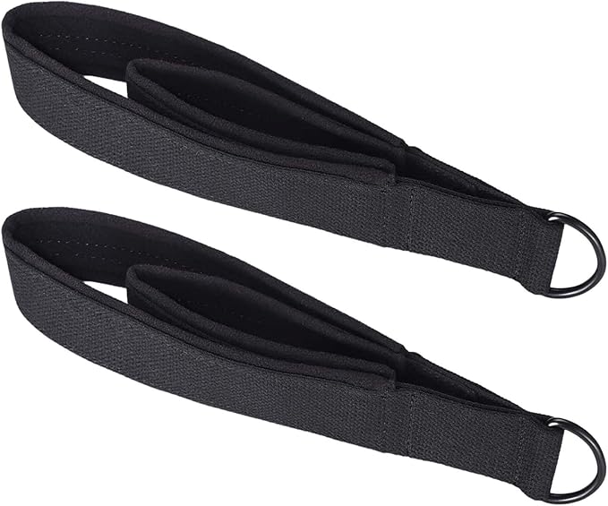 Pilates Double loopp Straps - Hands and Feet Reformer Bands, Non-Slip Exercise Equipment | Adjustable Double loopp Handle Strap, Comfortable Fitness Accessory for Yoga, Pilates, Home Gym Workout