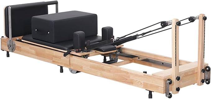 Pilates Stretching Bed, Home Foldable Yoga Exercise Training Bed, Multifunctional Aerobic Core Pilates Fitness Bed
