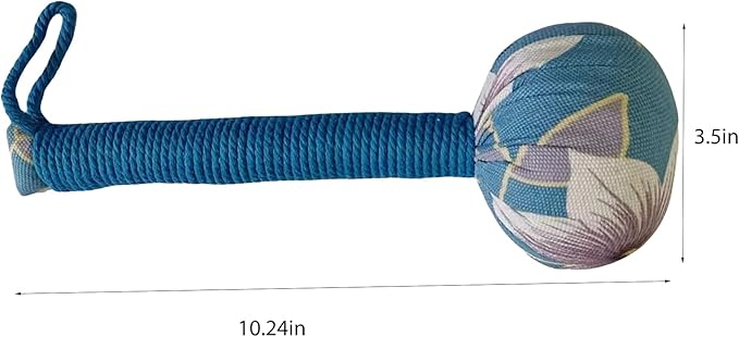 Mugwort Massage Hammer, Massage Tools Back, Shoulder & Body - Handheld Percussion Therapy Tool with US Design Patent. (Sky Blue, Purple)