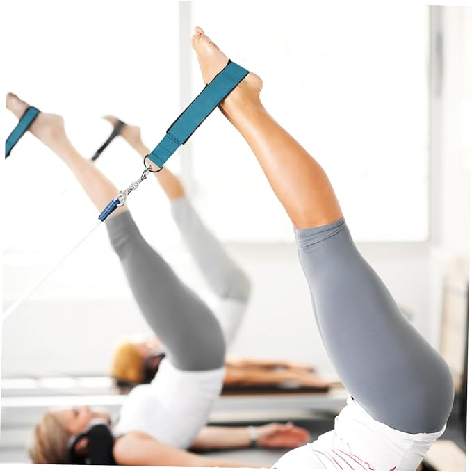 Milisten 2pcs Pilates Straps Fitness Exercise Band Bodybuilding Tension Band Fitness Ropes Pilates Ring