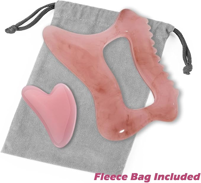 Body Gua Sha Tool for Cellulite Remover Muscle Pain Relief, Lymphatic Drainage Massager for Body Shaping, Deep Tissue, Gifts for Women Red