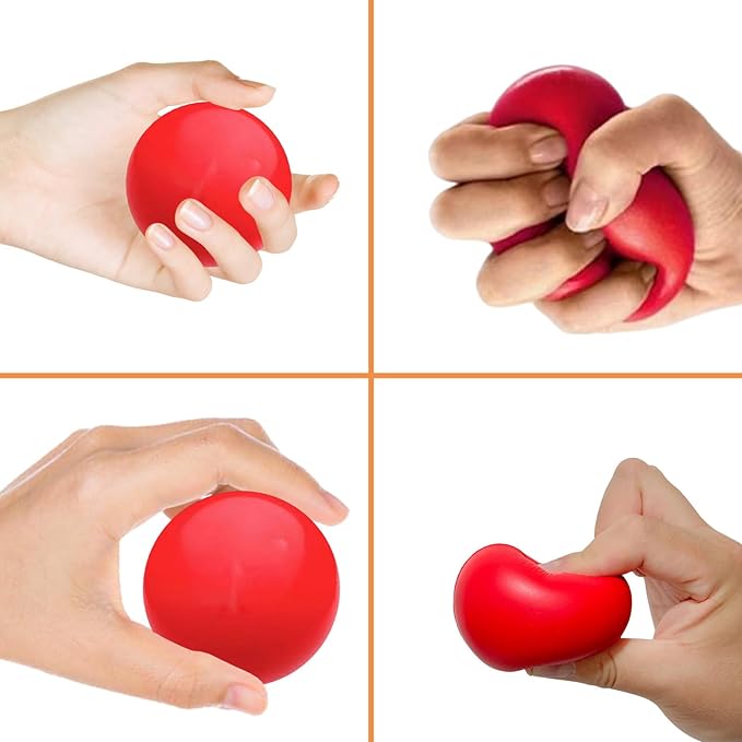 Hand Grip Strengthener Ball - Finger Exercise Gripper Tool, Forearm Wrist Strength Trainer, Exerciser Grippers Tools Finger Strengthener, Stress Relief Hand Exercise Equipment, Professional Grip Trai