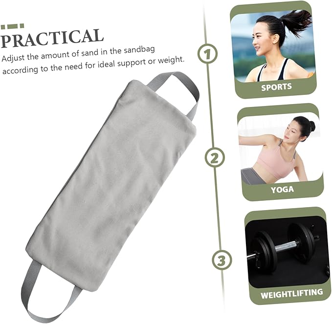 Yoga Training Sandbag for Weight Lifting Functional Workouts Canvas Design Handles for Full Body Training Versatile Fitness Equipment for Home Gym Use