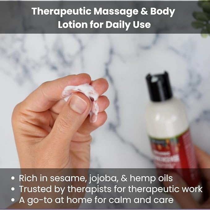 Frankincense & Myrrh Organic Hand, Body & Massage Lotion Gift Box 3 Pack Holiday Christmas Gifts, Hand Cream, Stocking Stuffer, Self Care, Massage