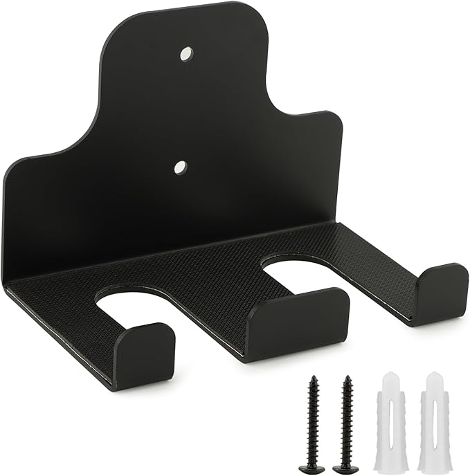 Vertical Barbell Wall Rack | Heavy-Duty Bar Holder for Garage Gym | Space-Saving Mount Organizes 33mm Bars（Commercial & Home）