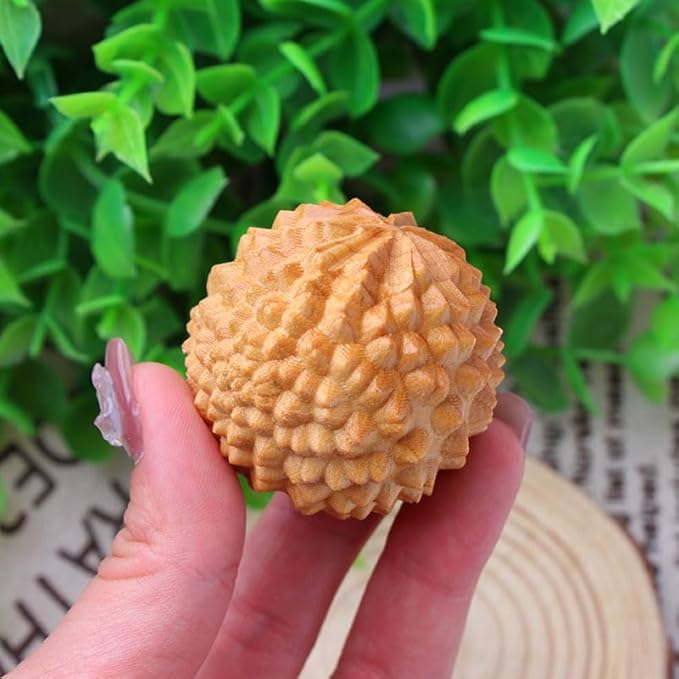 1Pairs/2pcs Relieve Stress Tension with Thuja Wooden Hand Massage Ball for Yoga Meditation Exercise Ball Massage Tools Wooden Crafts