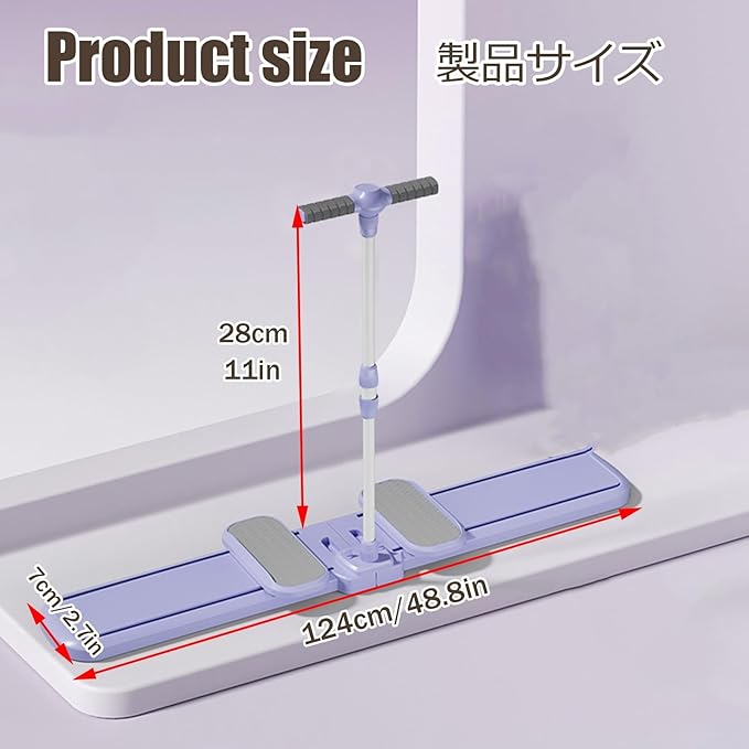 Ski Machine Exercise Ski Trainer Collapsible Leg Magic Machine Foldable Skiing Exerciser Leg Strength Split Exerciser Kegel Trainer Workout Equipment(Green,Armrest Type)