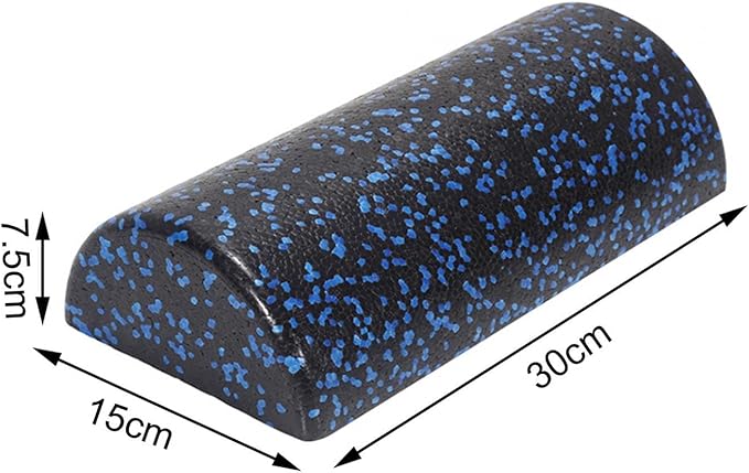 Half Foam Roller for Yoga & Exercise, 30cm (12 inch) EPP Balance Trainer for Stretching, Pilates, Core & Recovery