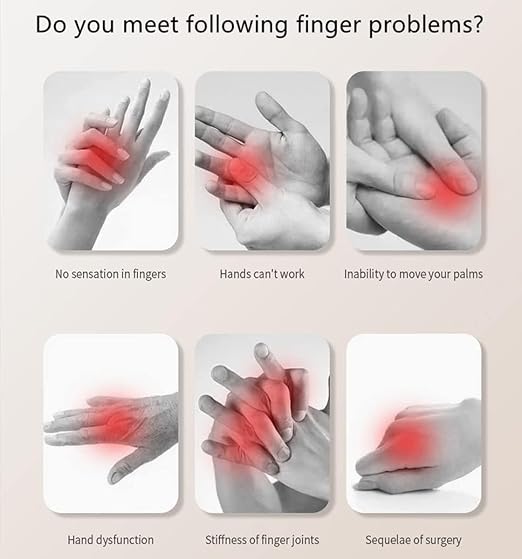 Rehabilitation Robot Glove for Stroke, Robotic Hand Stroke Recovery Equipment, Fingers Strength Training Device for Hemiplegia, Strength Adjustable (Left Hand-XL)