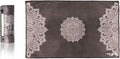yogadesignlab | The Hand Towel | Premium Non Slip Hand Towel | Designed in Bali | Colorful Eco Printed + Quick Dry + Soft | Hot Yoga, Bikram, Ashtanga, Sport, Barre, Travel (Mandala Black)