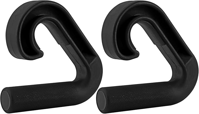Neutral Grip Handle Attachment for Pull-up Bars, 1 Pair Portable Hooks for Barbell Row Deadlift Resistant Bands for Home Gym Fitness Enthusiasts, Fitness Equipment