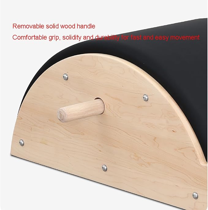 Maple Yoga Pilates Massage Bed Pilates Spine Corrector, Multi-Function Yoga Equipment for Balance, Core Strengthening and Stretching