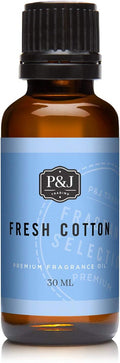 P&J Trading - Fresh Cotton Scented Oil 30ml - Fragrance Oil for Candle Making, Soap Making, Diffuser Oil
